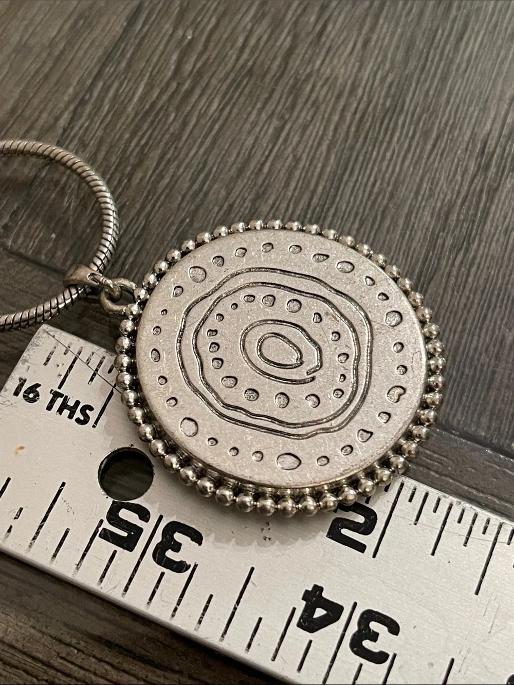 Lucky Brand Abalone Pendant Necklace Featuring an Iridescent Abalone Pendant